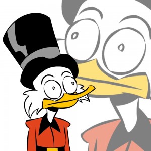 Create meme: Scrooge art, suspicious owl season 3, ducktales 2017