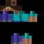 Create meme: minecraft skin, minecraft skin of steve, steve's skin is 64x32