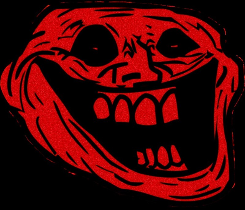 Create meme: trollface meme, smiling trollface, evil trollface