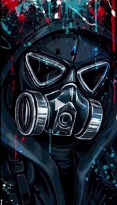 Create meme: mask gas mask, gas mask, arts cool