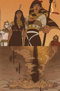 Create meme: Pocahontas cartoon tribe, The Gods Of Egypt, the Pantheon of gods of Egypt