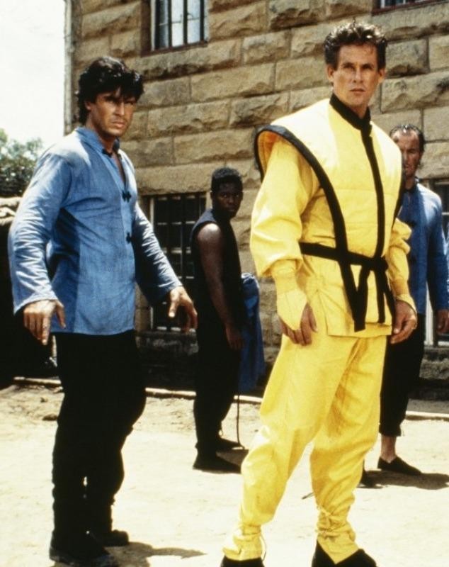 Create meme: michael dudikoff, michael dudikoff american ninja, David Bradley is an American ninja