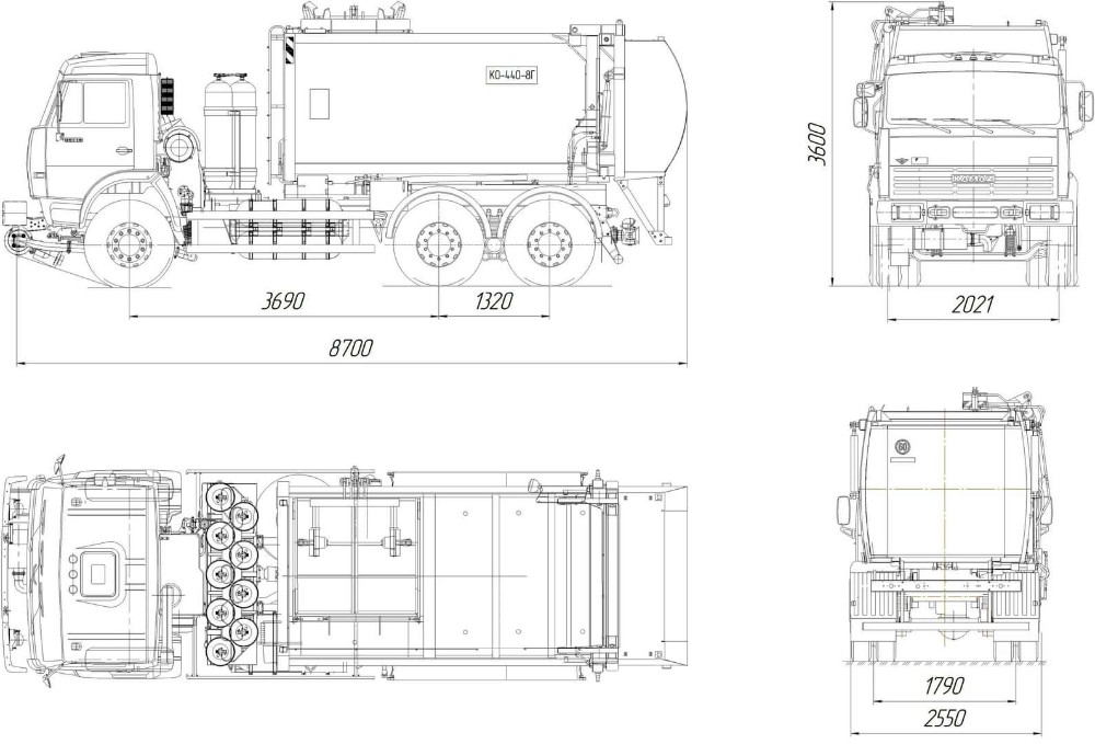 Камаз 65115 чертеж dwg