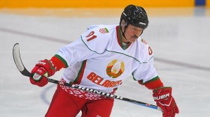Create meme: Evgeny kovyrshin hockey player, hockey, Alexander Lukashenko