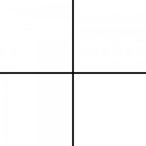 Create meme: A4 sheet divided into squares, empty square, white background divided into 4 parts