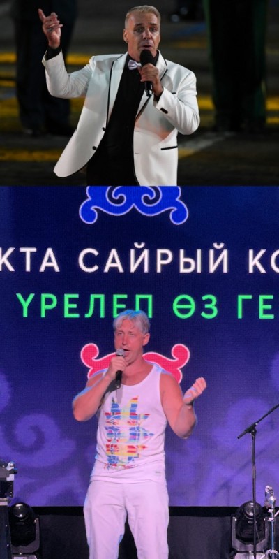 Create meme: till lindemann spasskaya tower, rammstein, till lindemann