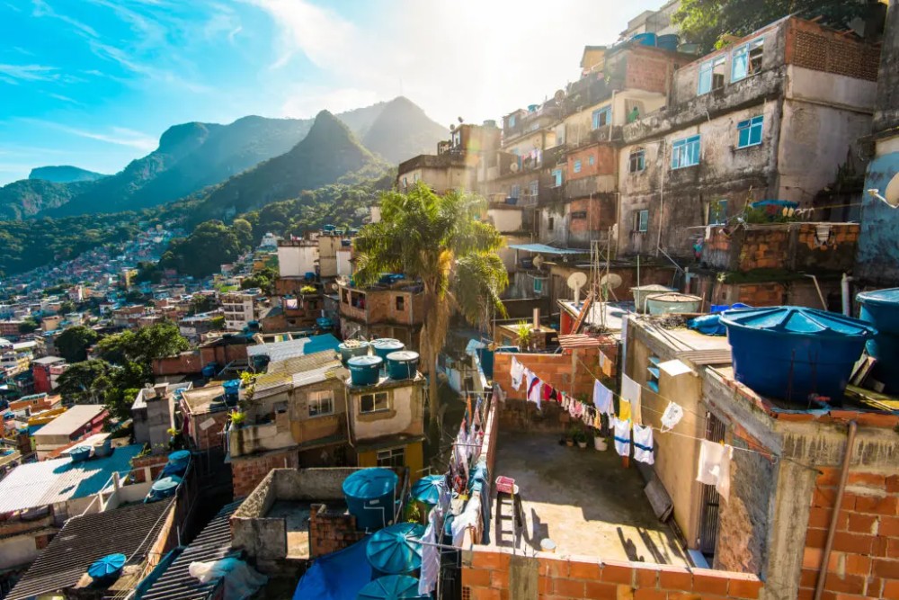 Create meme "favela, brazil, rio de janeiro slum, favelas of rio de