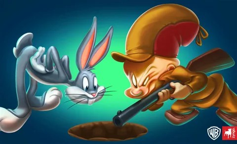 Create meme: bugs Bunny , looney tunes , looney tunes hunter