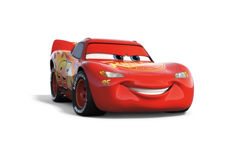 Create meme: cars 3 lightning McQueen, McQueen of kcau, makvin on a white background