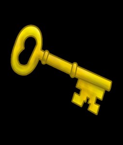 Create meme: key clipart, to draw a Golden key, Golden key picture