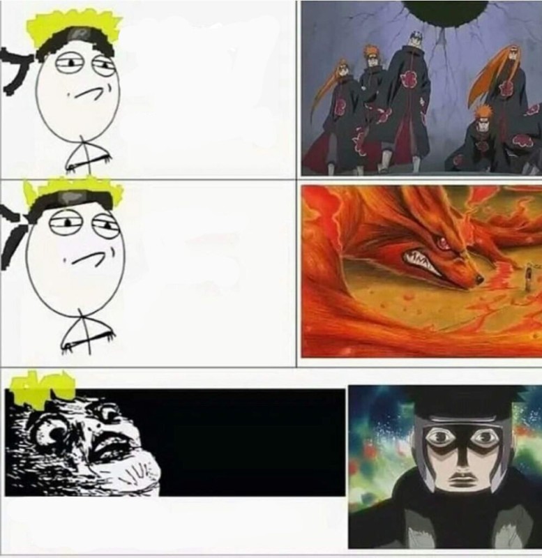 Create meme: Naruko from Naruto and the Nine-Tailed Fox, Naruto's jokes, naruto memes in russian