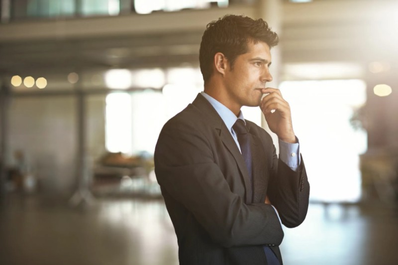 Create meme: male , thinking man, a business man