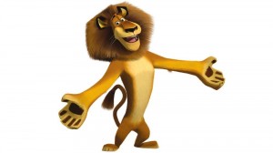 Create meme: lion from Madagascar meme, Madagascar Alex the lion, Madagascar lion