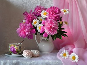 Create meme: bouquet of tenderness, postcard, good morning flowers