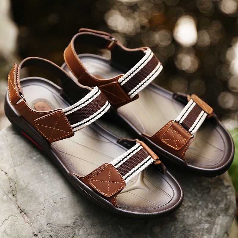 Create meme: men's leather sandals, sandals, sandals are fashionable