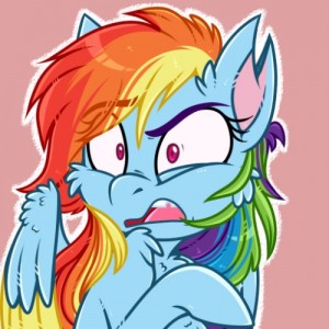 Create meme: Rainbow Dash: What the fuck