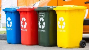Create meme: containers for separate waste collection, separate collection of waste in Moscow, separate collection of waste