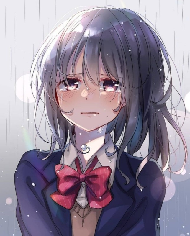 Create meme: crying anime girls, crying anime chan, crying anime characters
