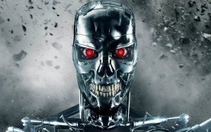 Create meme: terminator robot, poster terminator, terminator t 800