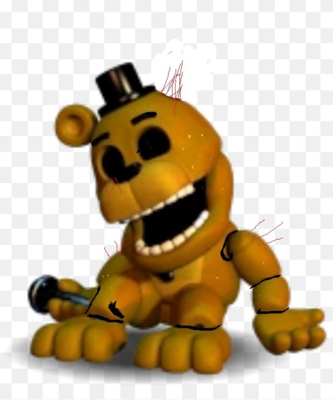 Create meme: golden freddy fnaf, golden freddy fnaf world, Freddy fnaf World