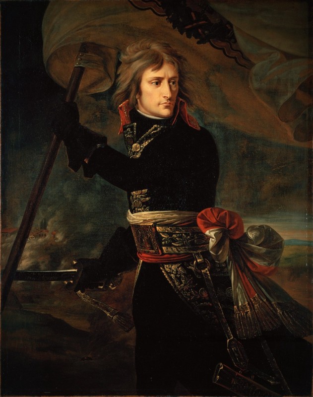 Create meme: Napoleon Bonaparte on the Arkolsky Bridge, Antoine Jean Gros Napoleon Bonaparte on the Arcole Bridge, Jean Antoine Gros Napoleon on the Arcole Bridge