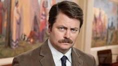 Create meme: Ron swanson is a libertarian, I'm a simple man , meme I'm a simple man 