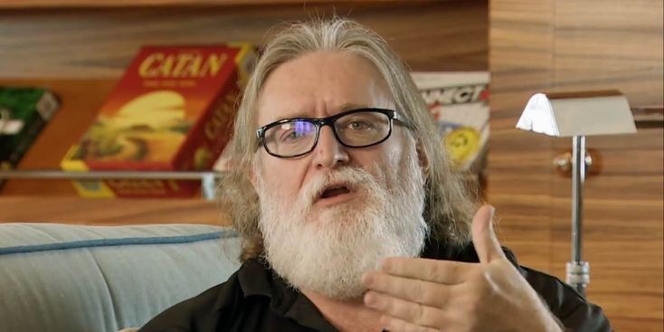 Создать мем: gabe newell 2023, гейб ньюэлл, гейб ньюэлл 2021