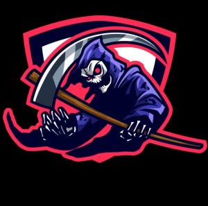 Создать мем: reaper gamer logo, grim reaper, наклейка смерть