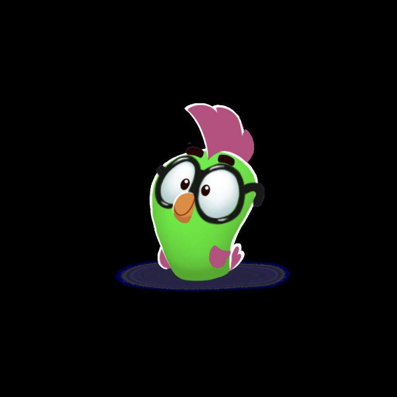 Создать мем: angry birds птицы 3д, angry birds стелла, angry birds hatchlings