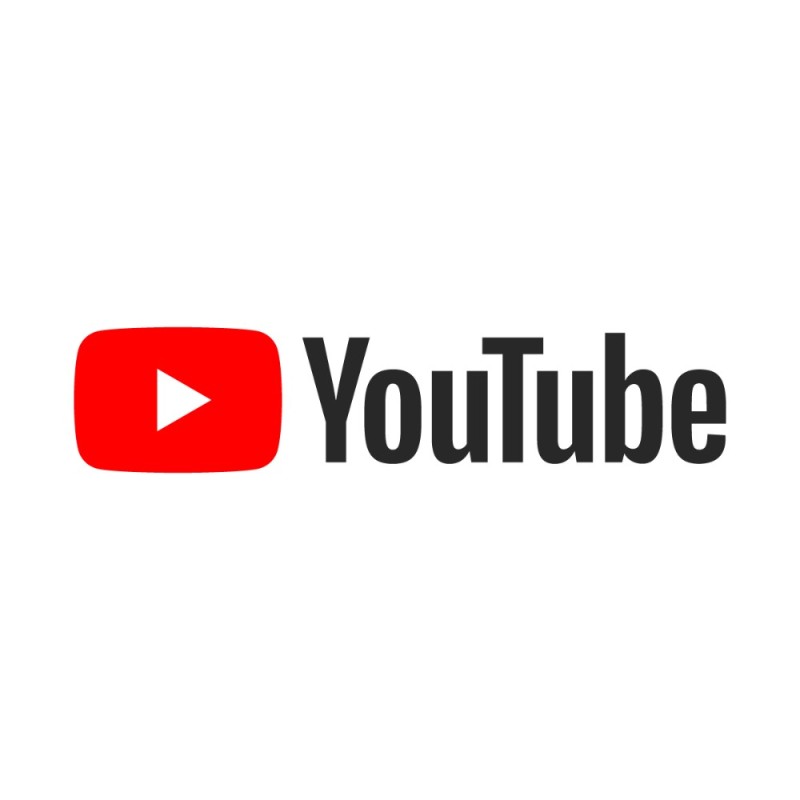 Create meme: on YouTube, youtube on a white background, the old YouTube logo