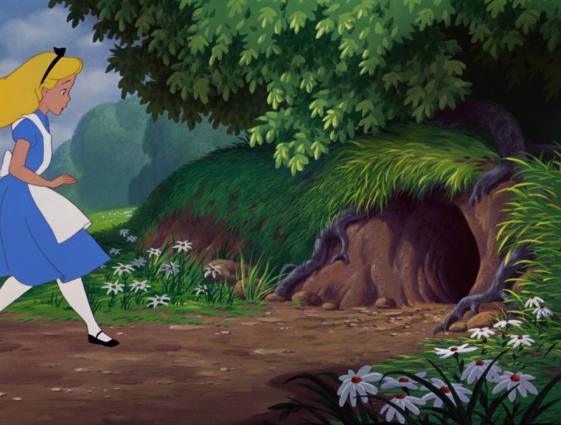 Create meme: Alice's rabbit hole in Wonderland, Alice in Wonderland , Alice in Wonderland by Lewis Carroll