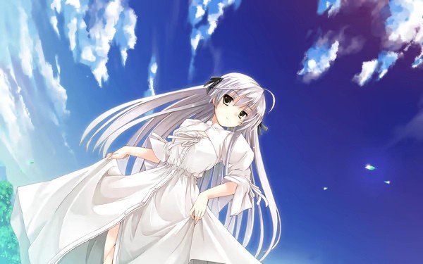 Create meme: yosuga no sora anime, anime related by the sky, yosuga no sora novella