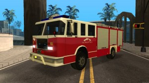 Create meme: GTA San Andreas fire truck