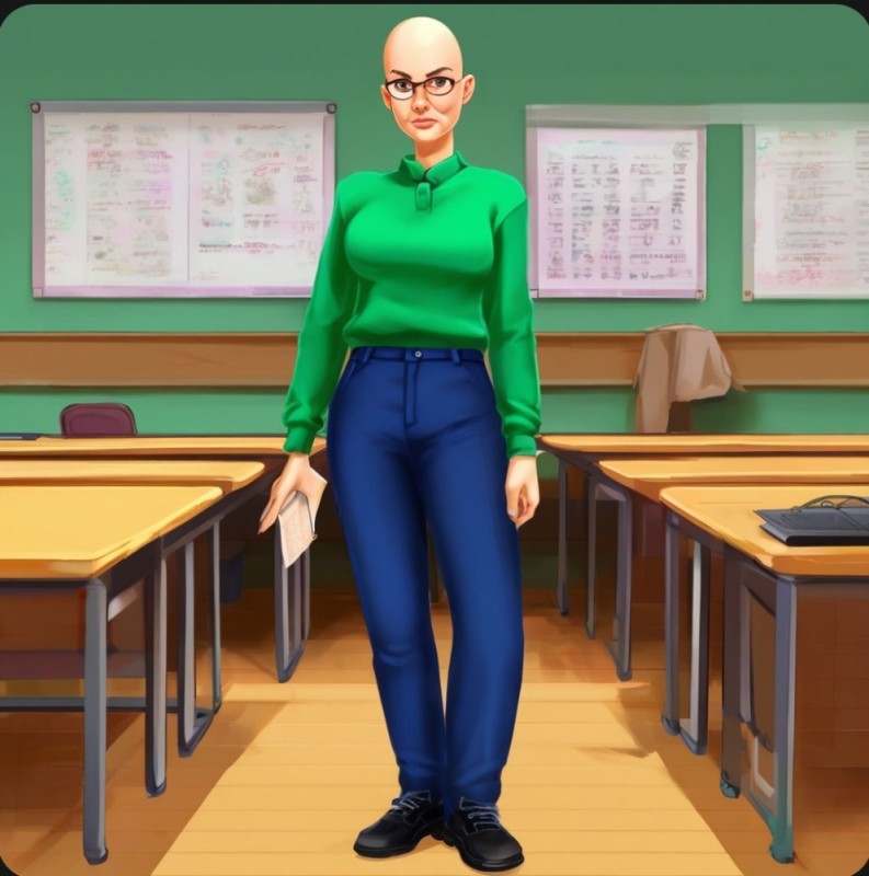 Create meme: Baldis Basic Art Director, The evil teacher game, The teacher game