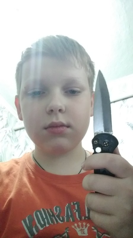 Create meme: boy , people , a schoolboy with a knife