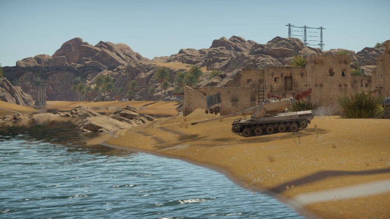 Create meme: sandy river, The sands of Sinai war Thunder, tanks