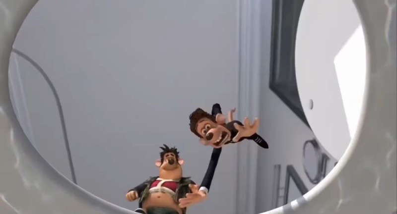 Create meme: flushed away Roddy, Get lost roddy St. James, Get out of here Sid