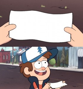 Create meme: gravity, character, Gravity Falls