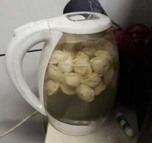 Create meme: kettle funny, dumplings