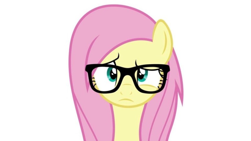 Create meme: fluttershy hipster, fluttershy face, fluttershy mlp