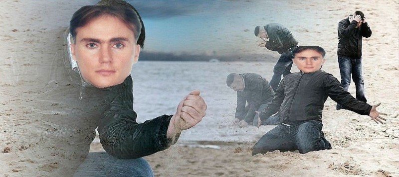 Create meme: meme man on the beach with sand, the man with sand , sand meme