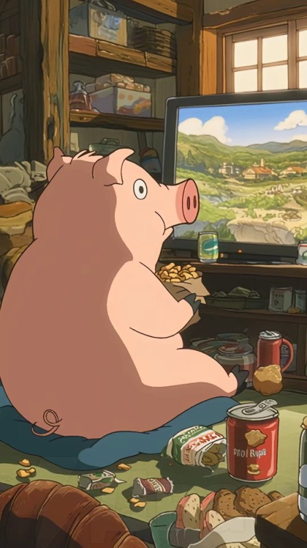 Create meme: Hawk the seven deadly sins, piglet animated series, cartoon about pigs