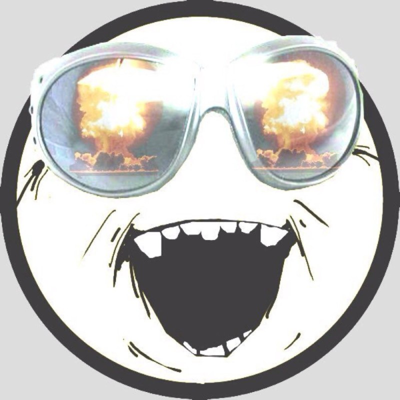 Create meme: yoba nuclear explosion, bugurt , peca face