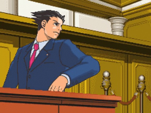 Create meme: ace attorney , ace attorney memes, ace attorney objection