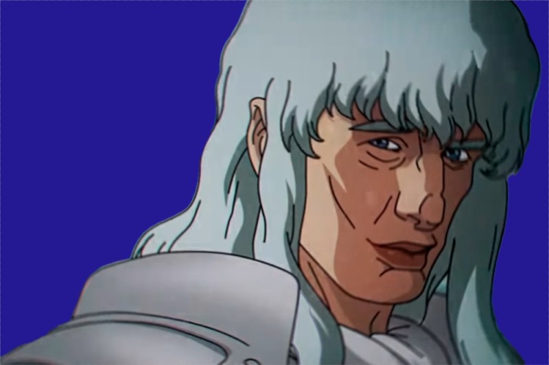 Create meme: griffith berserk 1997, berserk golden age 97, griffith berserk