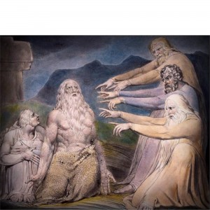 Create meme: righteous job, william blake, long-suffering job