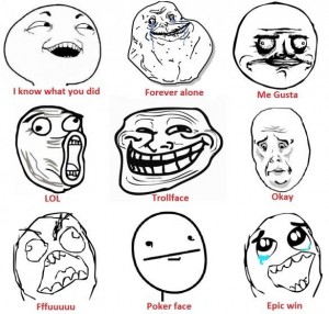Create meme: all memes trollface, the trollface, Troll face comics