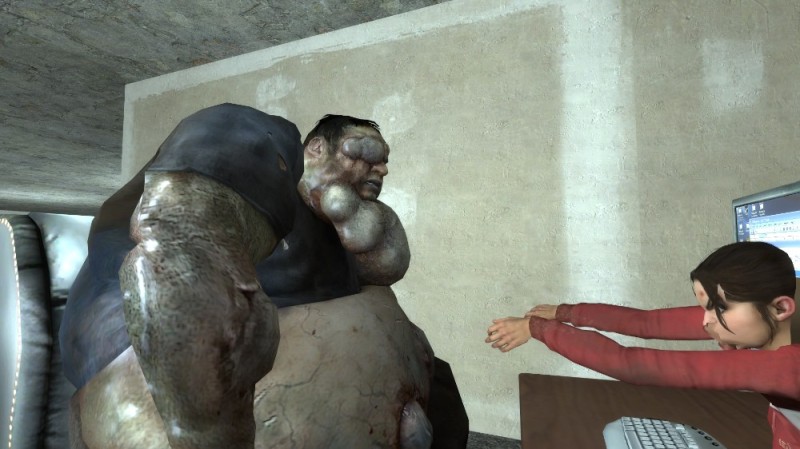 Create meme: left 4 dead, left 4 dead 2 Zoey, The fat man from Left 4 dead