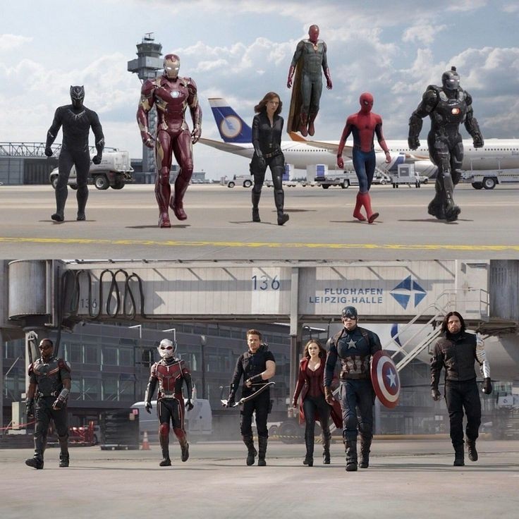 Create meme: The first Avenger confrontation airport, the first avenger confrontation spider-man, the first avenger confrontation between iron man