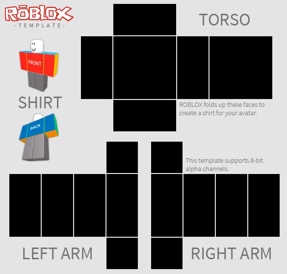 Aesthetic Roblox Shirt Template PNG Image